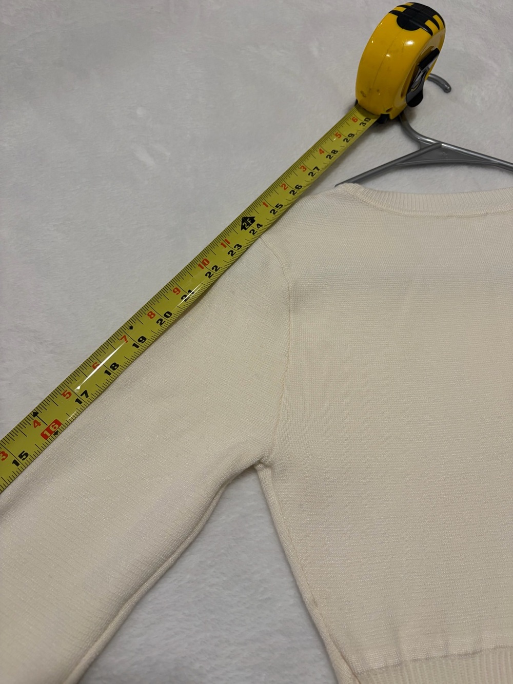 Abercrombie & Fitch Ivory Sweater Knit Corset Bodysuit - Size Medium - Picture 7 of 10
